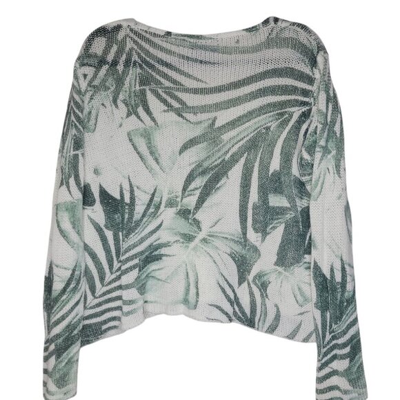 Wooden Ships Knit Sweater Womens S/M Oversized Cropped Comfy Beachy Lightweight - Picture 2 of 10